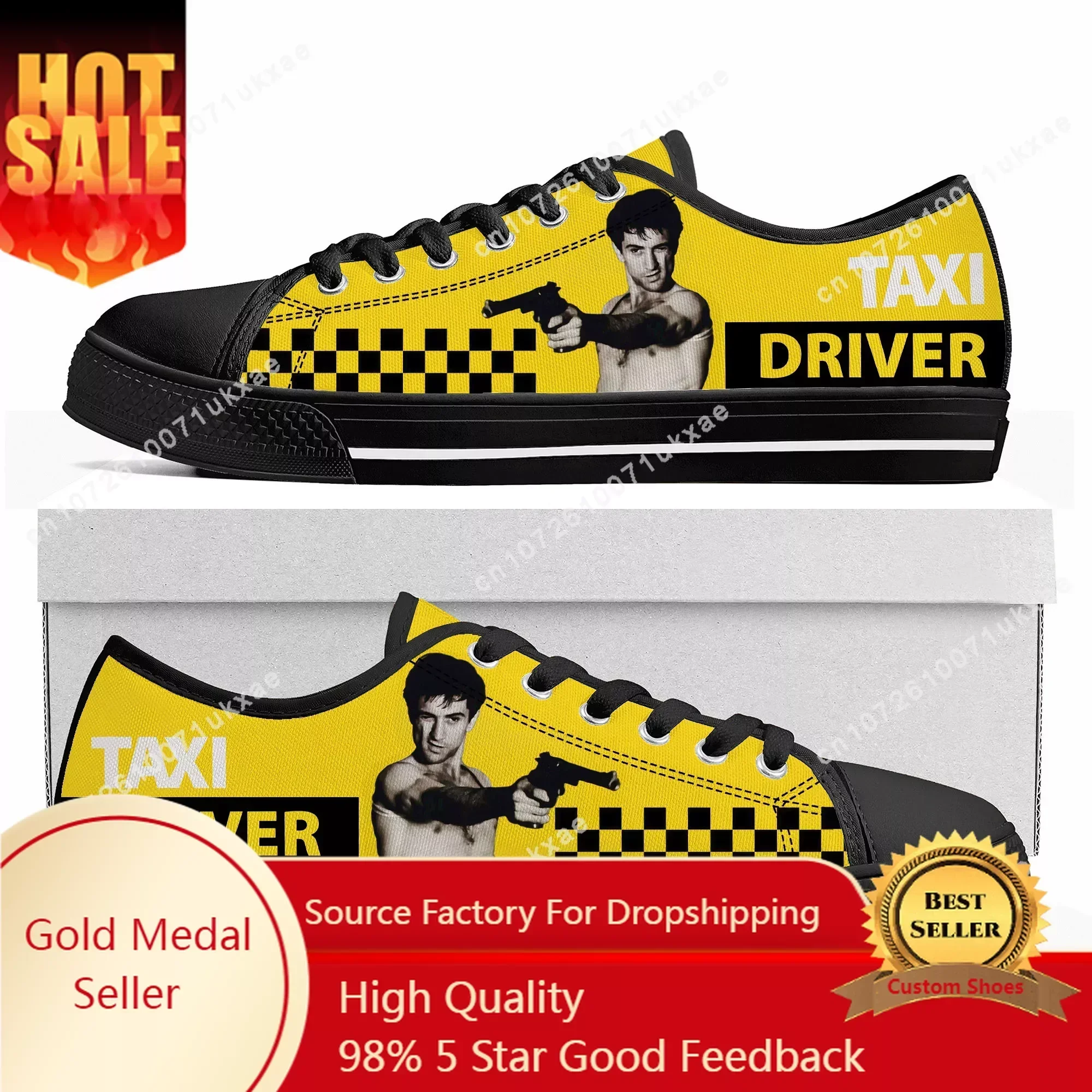 Men'S Shoes Drivers - Taxi Driver Movie Low Top Sneakers
