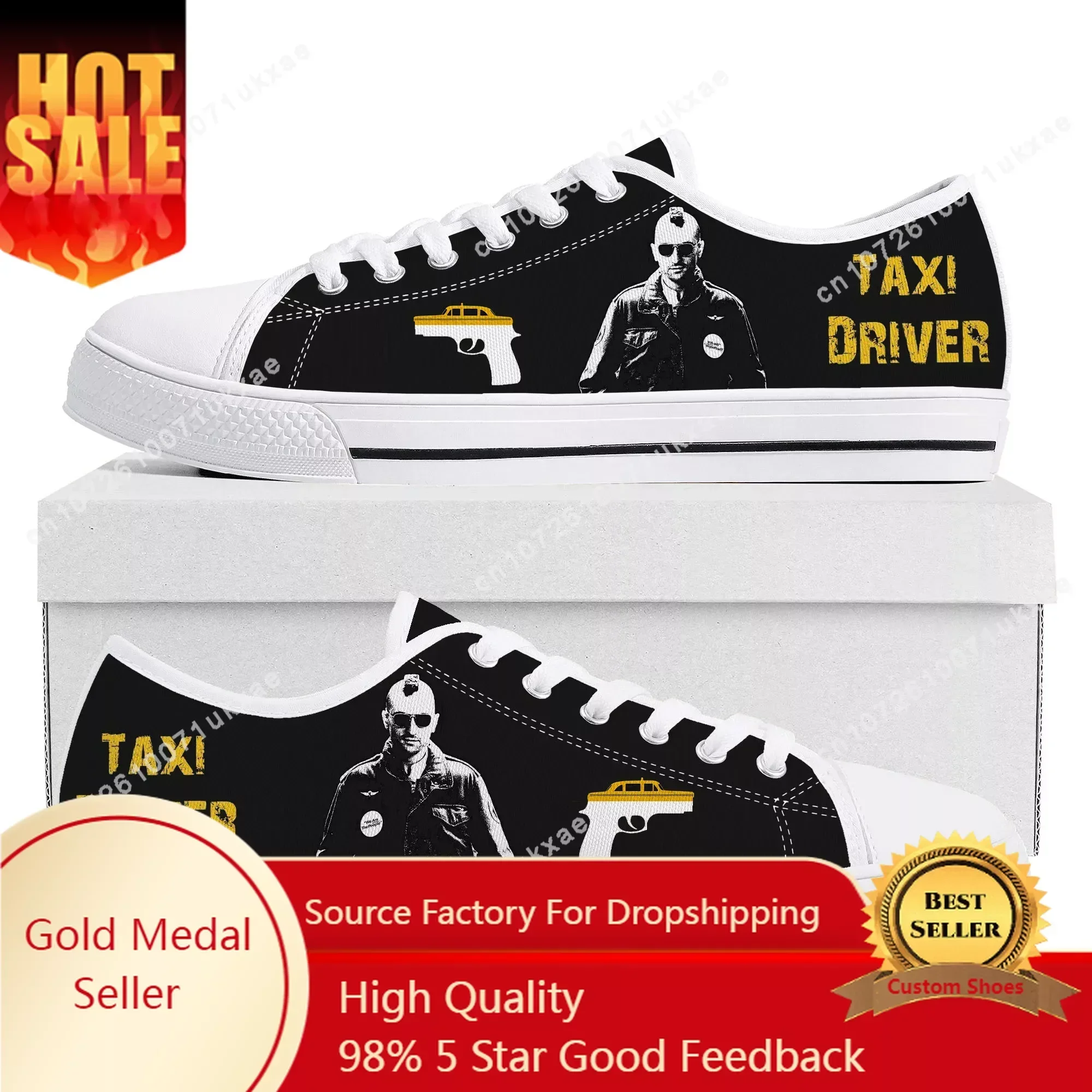 Men'S Shoes Drivers - Taxi Driver Movie Low Top Sneakers