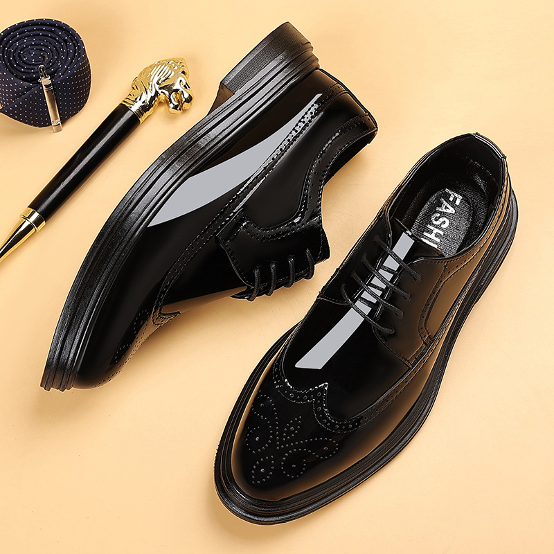 Men's Patent Leather Brogue Dr - Men Shoes Oxford review and price