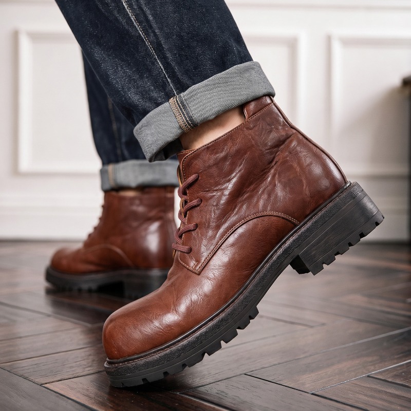 Luxury Handmade Mens Ankle Boo - Men Shoes Oxford review and price