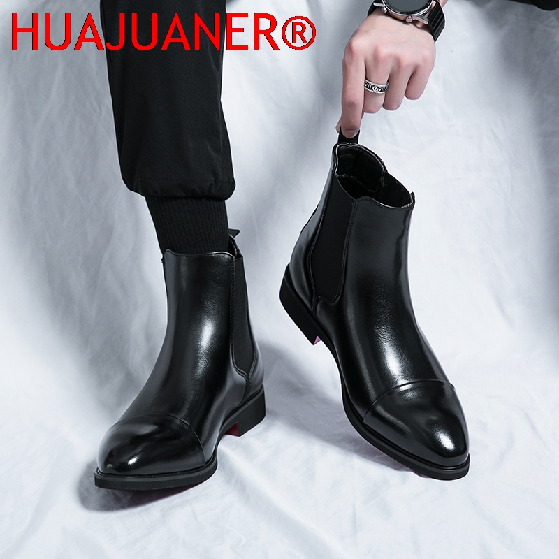 British Style Men's Black Chel - Men Shoes Red Bottom review and price