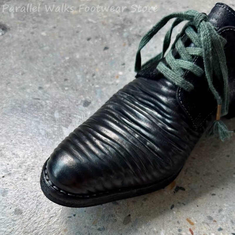 Mens Pleated Leather Derby Sho - Men Shoes Oxford review and price