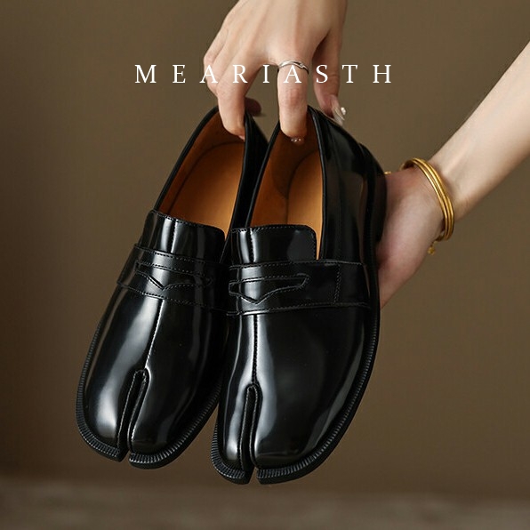 black Tabi Shoes Split Toe Pat - Men'S Shoes Wide Width review and price