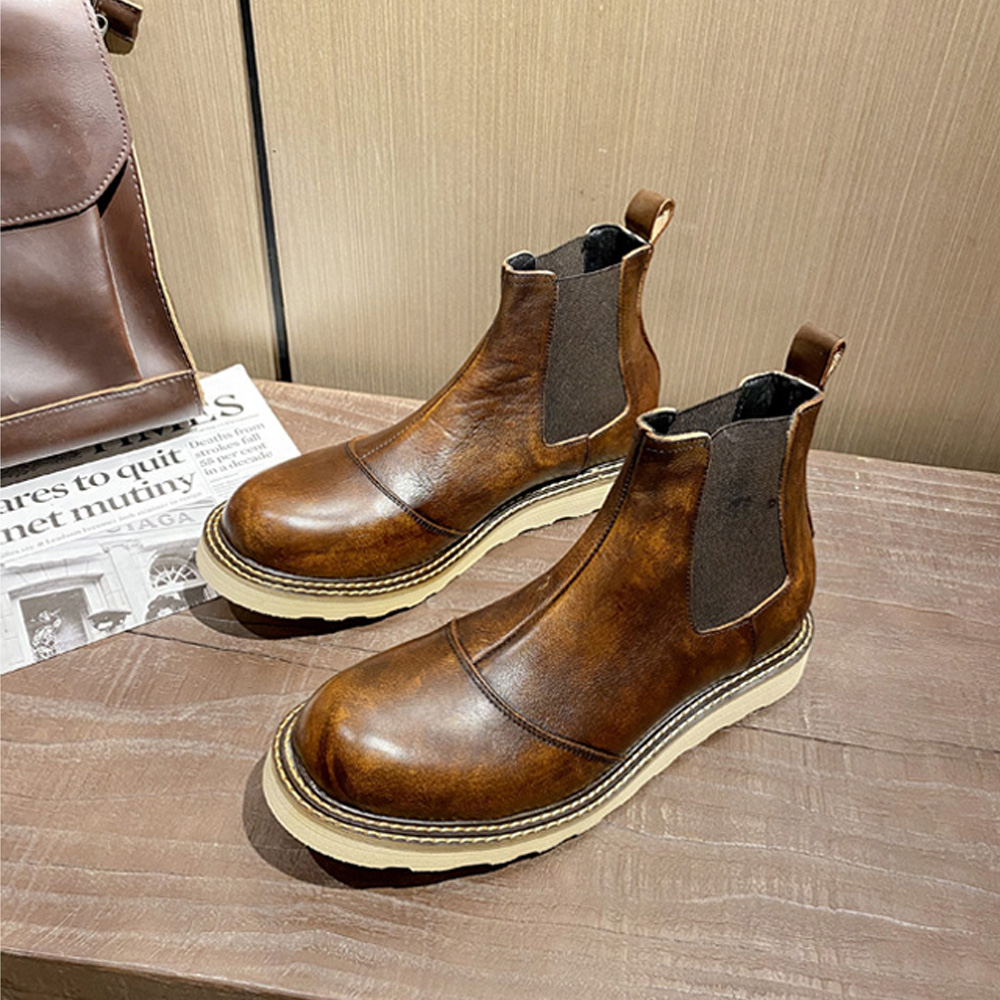 Retro Men's Genuine Leather Ch - Men Shoes Oxford review and price