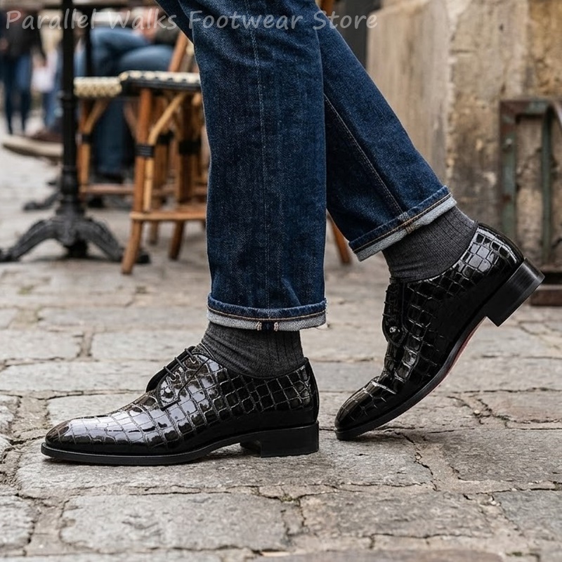 Men Patent Leather Oxford Shoe - Men Shoes Oxford review and price