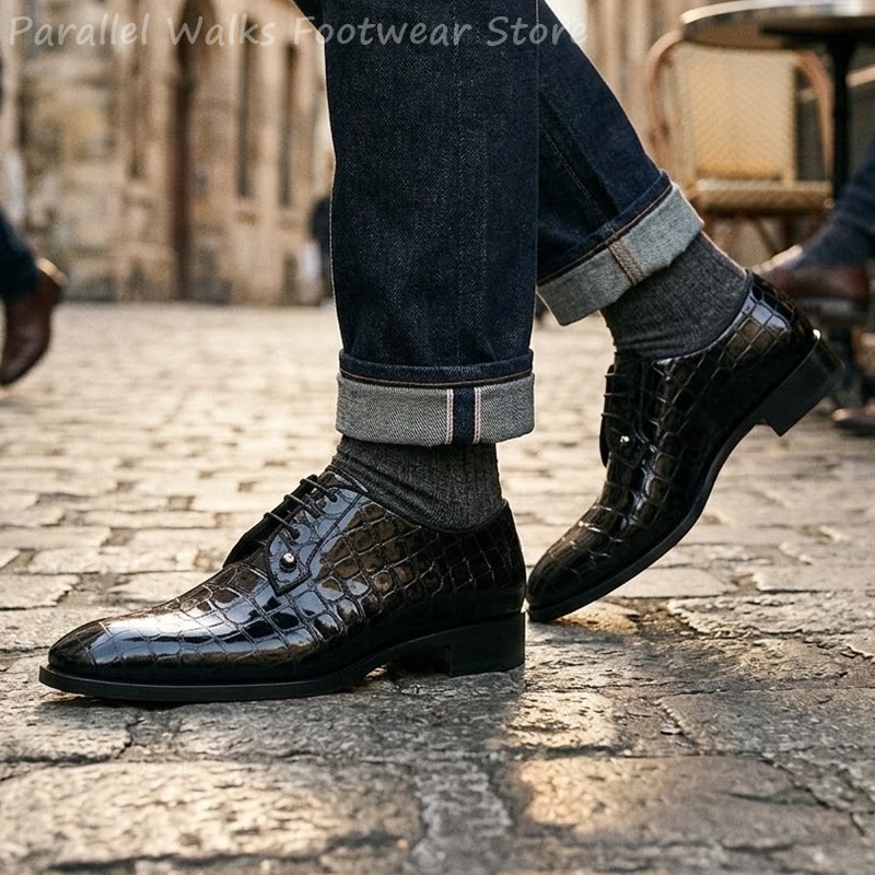 Men Patent Leather Oxford Shoe - Men Shoes Oxford review and price