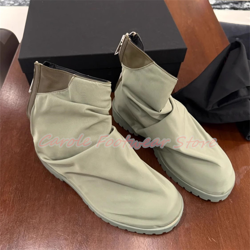Pleated Nylon Cloth High Top M - Men'S Shoes To Increase Height review and price