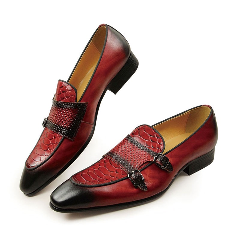 Comfortable Men Leather Shoes  - Men Shoes Red Bottom review and price