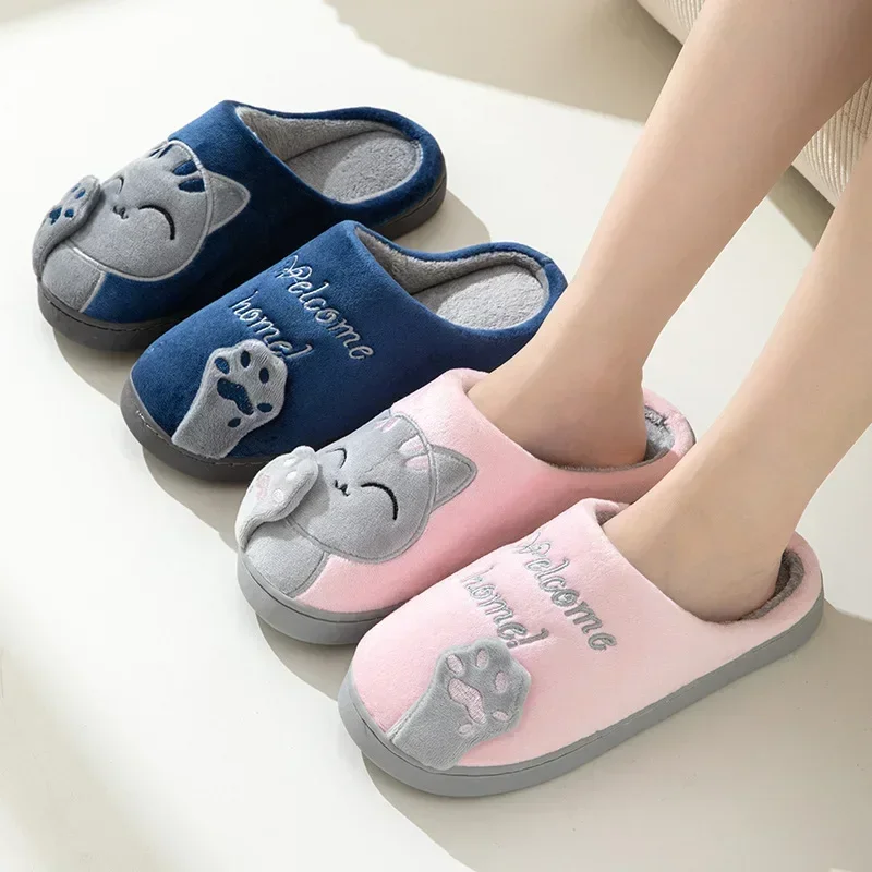 Home Fluffy Cat Slippers Women - Sport Slide Men review and price