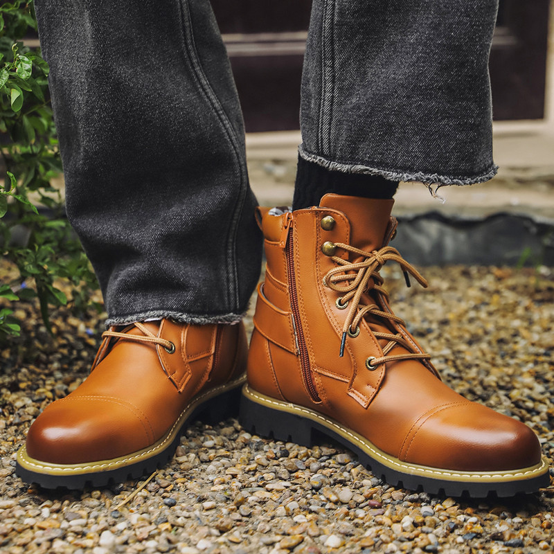 Autumn Winter Fashion Men Leat - Men Shoes Oxford review and price