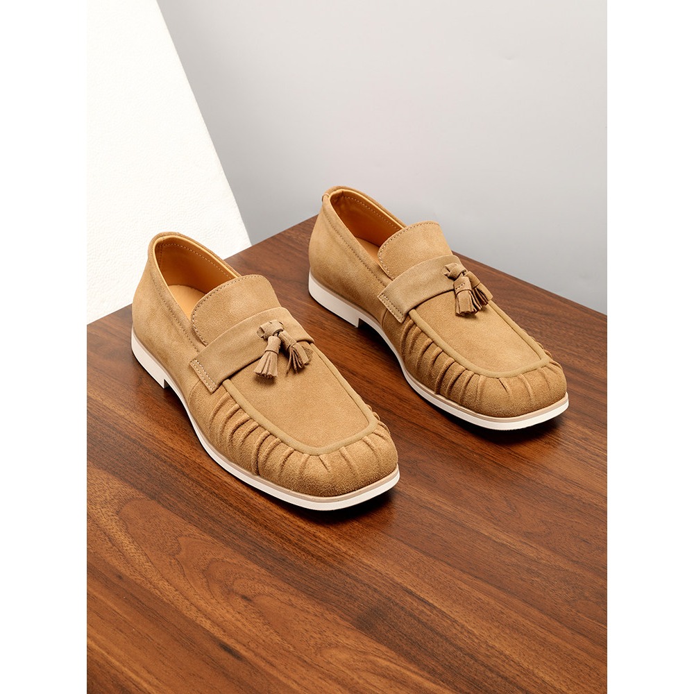 Genuine Leather Tassel Suede S - Men'S Shoes Drivers review and price